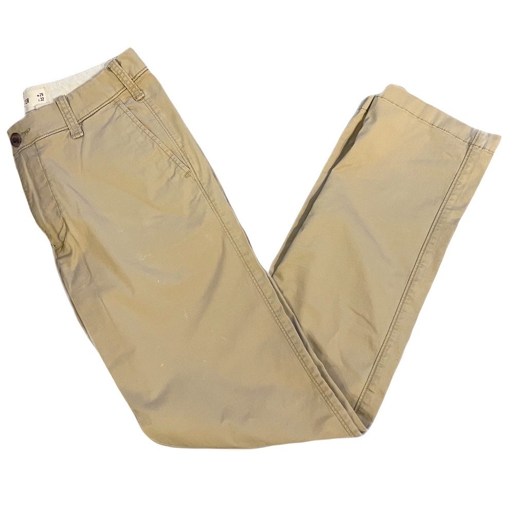 ❤️.HOLLISTER MENS SLIM STRAIGHT KHAKI PANTS SIZE 29 x 32